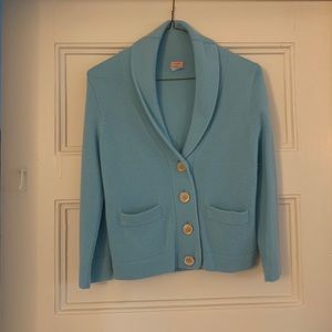 JCrew Cashmere Shawl Cardigan Sweater, XS